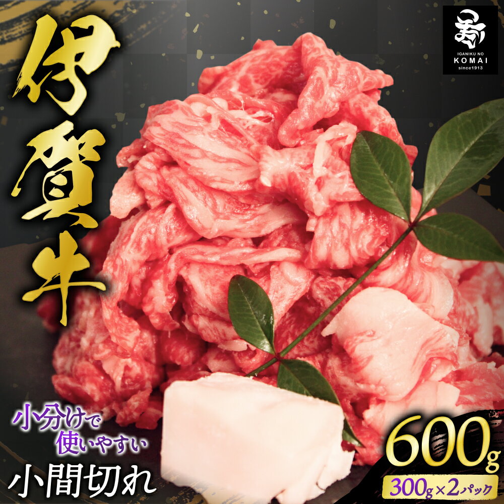【ふるさと納税】 牛肉 小間切れ 600g ( 300g × 2パック )【koma0025】