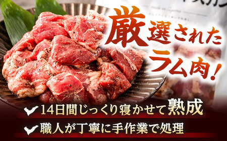 塩コロジンギスカン 計1.2kg（300g×4パック）《厚真町》【有限会社市原精肉店】 ジンギスカン 羊肉 ラム 焼肉用 味付き 小分け 冷凍配送 北海道[AXAA017]