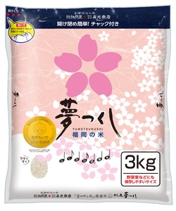 CE-101_【定期便3回】令和7年米 金のめし丸夢つくし 3Kg(1袋)×3回