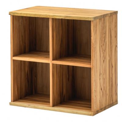 ふるさと納税 中野区 レコードラック 450 2×2 幅74.2cm 奥行き45cm 高さ75cm チーク無垢材