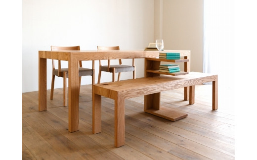 
            CARAMELLA  Bench wood 140【2種展開】
          