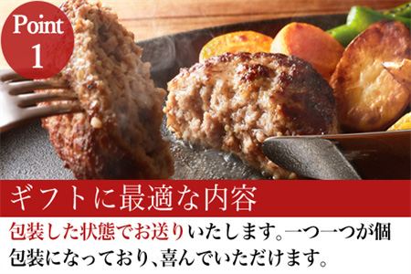 「母の日」唐津バーグ8個とガーリックソースのギフトセット 総菜 肉 ハンバーグ 贈答用