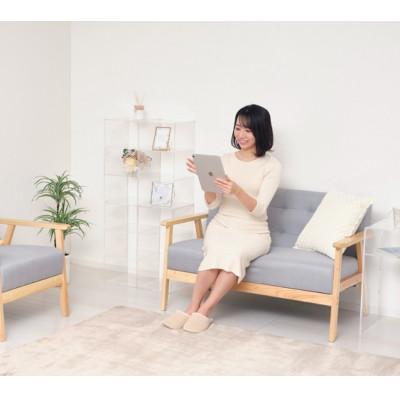 ふるさと納税 海南市 2Pソファ　オスロ　グレー |  | 02