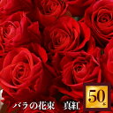 【ふるさと納税】Heguri Rose バラの花束 （赤バラ 50本）| ローズ フラワー 薔薇 ばら バラ 真紅のバラ 綺麗 平群のバラ 花束 平群ブランド 誕生日 記念日 お祝い 奈良県 平群町