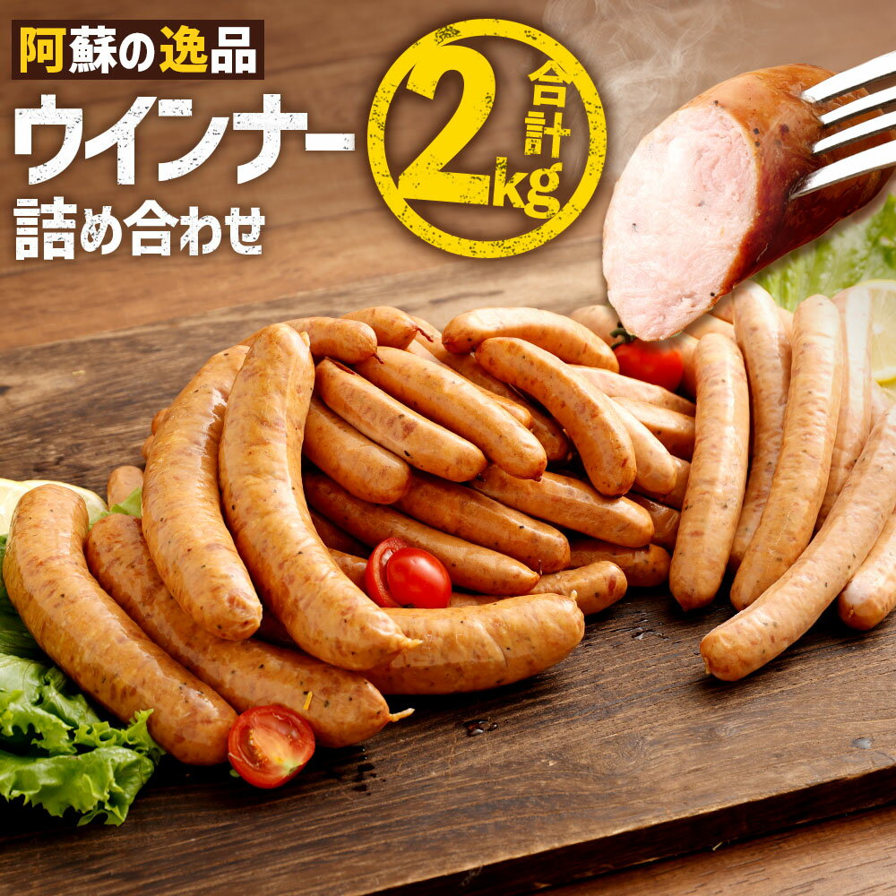 【ふるさと納税】阿蘇の逸品ウインナー 3種 詰め合わせ 14000円 1万4千円 2.0kg セット ウインナー 200g×5 ロングウインナー500g×1 フランク500g×1 国産豚肉 ポークソーセージ ウインナーソーセージ ふるさと納税ソーセージ ふるさと納税豚肉 腸詰め 美味しい