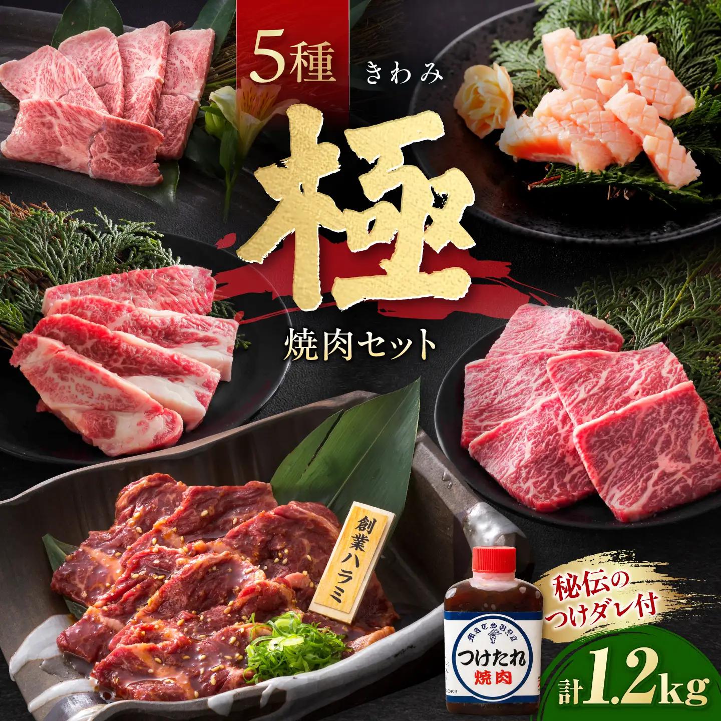 焼肉セット 味付き 極 1.2kg 焼肉セット BLCD002