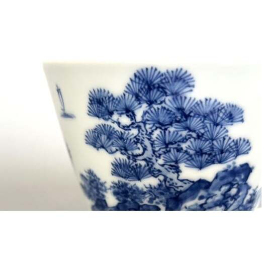 有田焼 手描き 山水絵マグカップ 【起山窯】食器 うつわ 器 マグカップ 山水絵 ギフト 22000円 A22-4_イメージ5