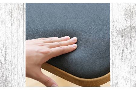 府中家具　COCCO Bench　オーク　生地：アイボリー No.659-02