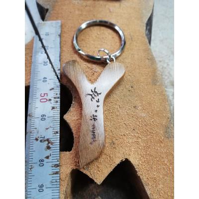 ふるさと納税 屋久島町 屋久杉イニシャルキーホルダー　”Y” |  | 01