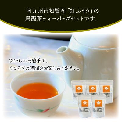ふるさと納税 南九州市 【けやき製茶】紅ふうき烏龍茶ティーバッグ5本セット |  | 02
