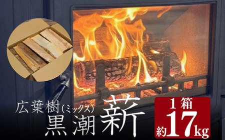 【 黒潮薪 】1箱 約17kg コース 薪 乾燥薪 まき ［1604-3］
