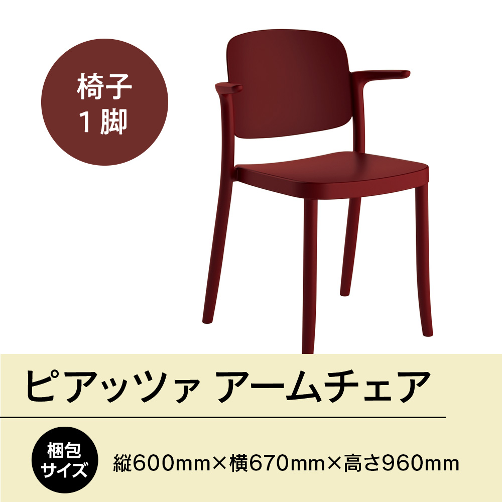 ピアッツァ アームチェア　P3002-1WR　GZ077