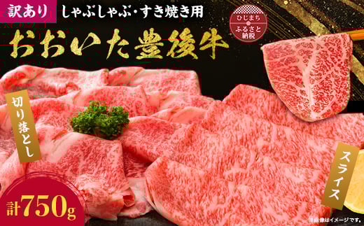 
            訳あり!おおいた豊後牛しゃぶしゃぶすき焼き750gセット(日出町)【1571279】
          