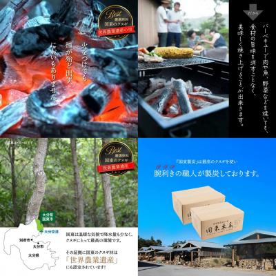 ふるさと納税 国東市 煙がなく匂わない! こだわり炭職人の国東木炭 10kg(5kg×2箱)_0510Z |  | 01