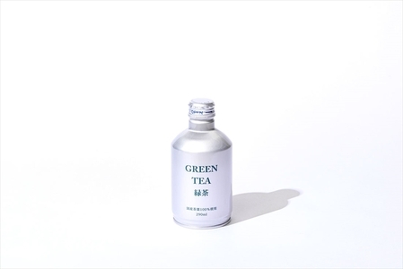 【定期便9ヶ月】Justice Green tea（緑茶）アルミボトル缶290ml×24本入り【 茶 お茶 緑茶 美味しい 24本入り 防災 神奈川県 山北町 】