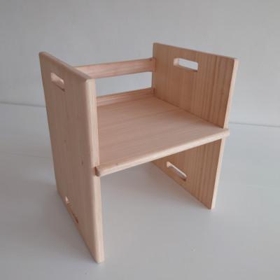 ふるさと納税 結城市 桐製幼児用イス