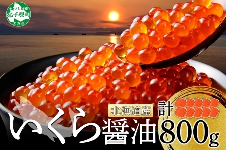 いくら醤油 80g×10個 イクラ 北海道 3347