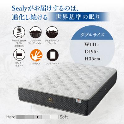 ふるさと納税 豊川市 【Sealy】クラウンジュエル クリスタルIV マットレス(ダブル) |  | 02