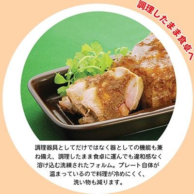 ふるさと納税 三条市 大きめ蓋付電子レンジ調理プレート マイクロウェーブヒートプラス(クリア)2枚セット【014P041】 |  | 02