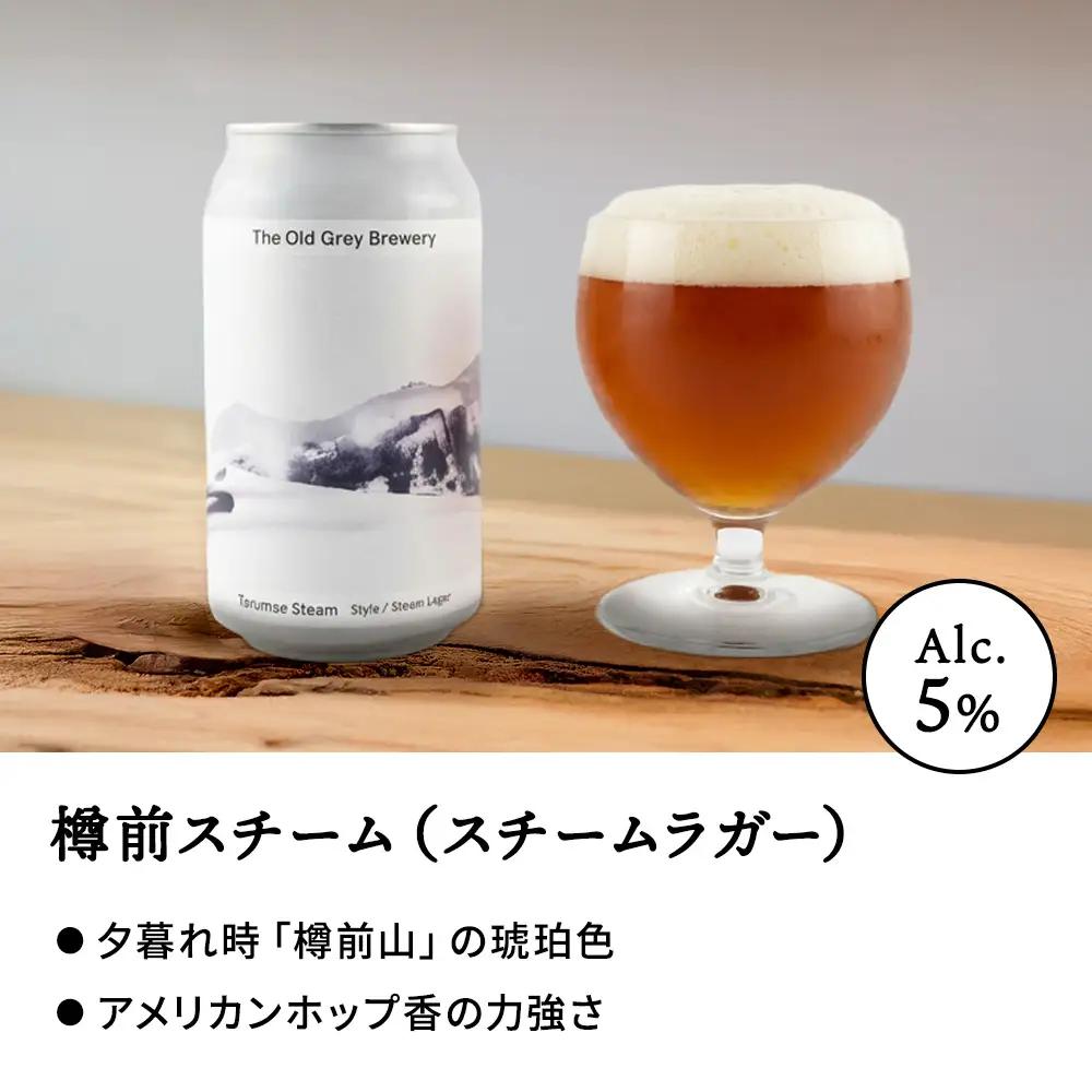 【白老町のクラフトビール】「樽前スチーム」（計9本）《The Old Grey Brewery》