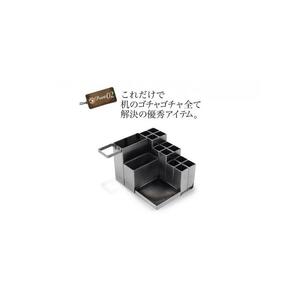 monoKOZZ アイアンペンスタンド 角・フック右【スノーホワイト】アイアン雑貨 おしゃれ ペン立て かっこいい デスク収納