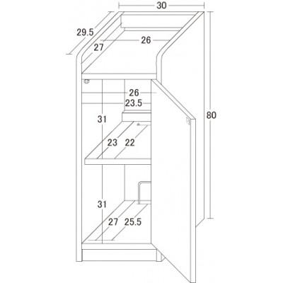 ふるさと納税 海南市 鏡面モデム収納ラックスリム　ホワイト |  | 03