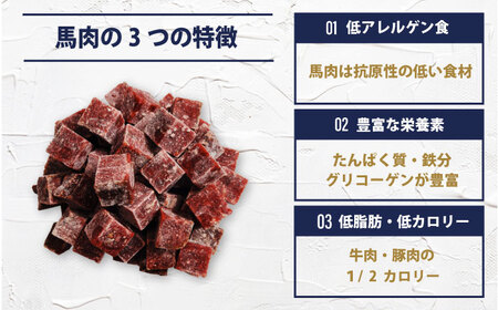 ペットフード 馬肉パーフェクトプラス 800g×1袋(80g×10本)  [AKGU001]