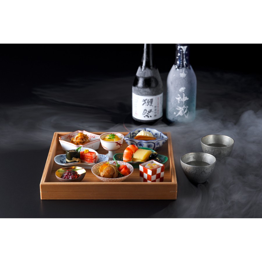 ＜下鴨茶寮＞酒肴おせち 冷凍一段お酒付き(冷凍／２人前)【12月29・30日お届け】