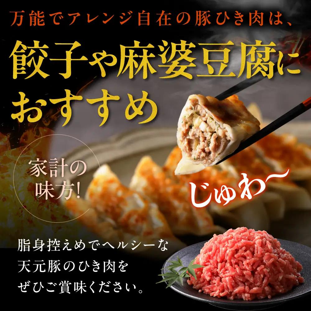 豚肉 天元豚 ひき肉 1kg ブランド豚 挽き肉 挽肉