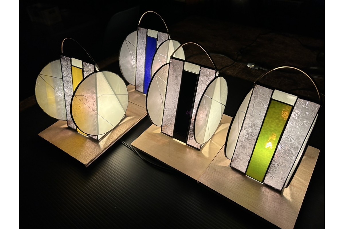 
            行燈あかり「ムシノネ・青」　SV00020・SV00021・SV00022・SV00023
          