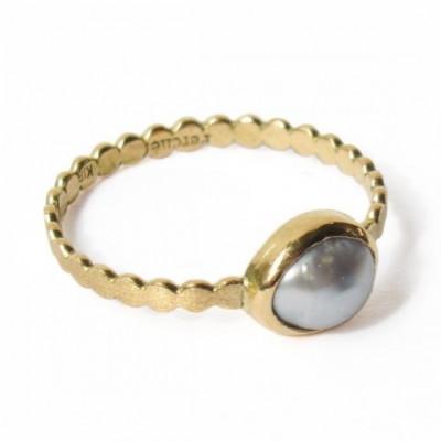 ふるさと納税 座間味村 kerama pearl ring (12.5号) / K18 |  | 01