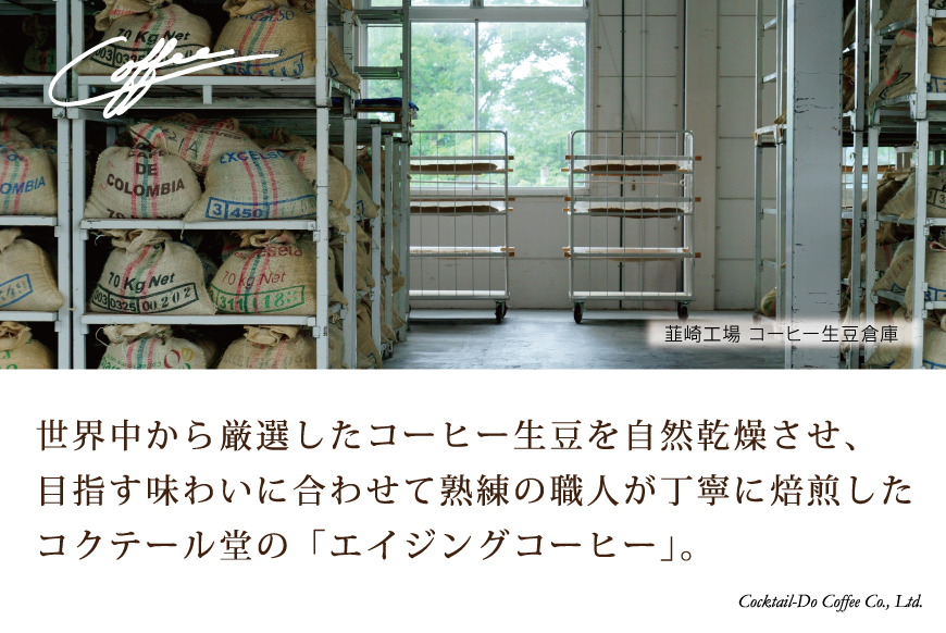 コーヒー 粉 【1949年創業ロースター】 韮崎ブレンド 1kg [コクテール堂 山梨県 韮崎市 20741982] 珈琲 コーヒー粉 珈琲粉 自家焙煎 ブレンド ブレンドコーヒー ドリンク 飲み物 