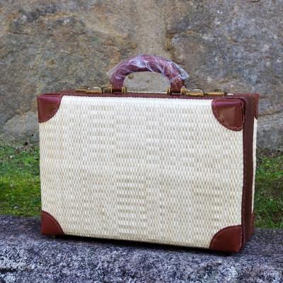 ふるさと納税 豊岡市 【伝統工芸士作】　行李アタッシュケース(小)赤茶 |  | 01