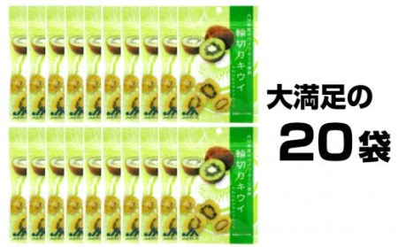 1593R_大分県産キウイのドライフルーツ・20袋 