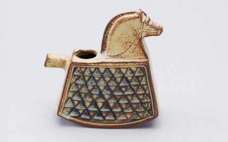 かしわ窯　一輪挿し　馬【1541741】