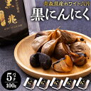 【ふるさと納税】黒にんにく100g×5 パック【配送不可地域：離島・沖縄県】【1034800】