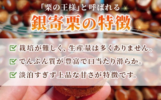 ＜栗の王様 銀寄栗（生栗）2L（約4kg）＞ 銀寄 ぎんよせ 甘い 生栗 和栗 マロン 栗 くり 栗ごはん 栗きんとん 甘露煮 旬 国産 産地直送 城川ファクトリー 愛媛県 西予市【冷蔵】『2026年
