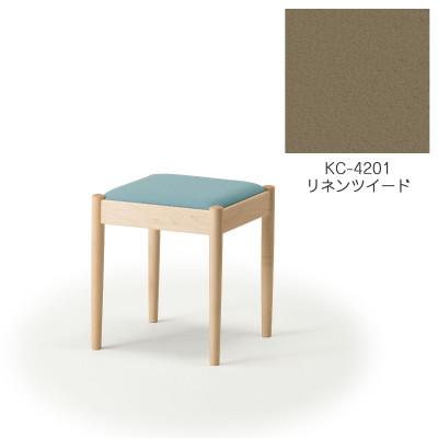 ふるさと納税 旭川市 旭川家具 cosine　フォルクスツール メープル　KCリネンツイード_03579