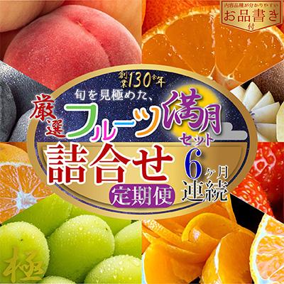 ふるさと納税 坂出市 【毎月定期便】旬を見極めた厳選フルーツ詰合せ【満月セット】(5〜8品)全6回
