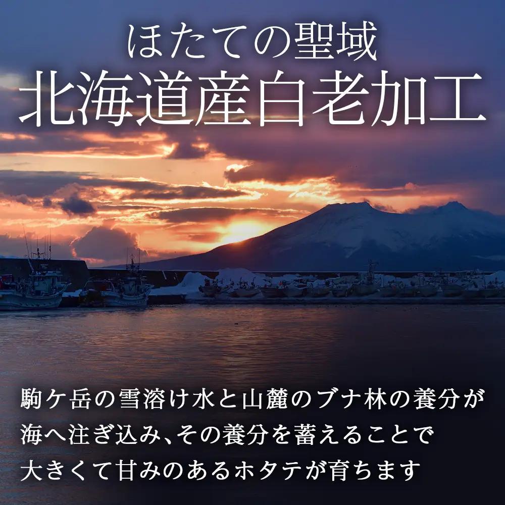 北海道産 白老加工 ホタテ玉冷大（800g）＜斉藤水産＞ AM209