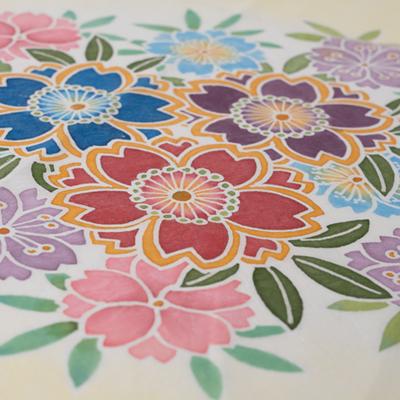 ふるさと納税 板橋区 バンダナ友禅(友禅2枚セット) |  | 01