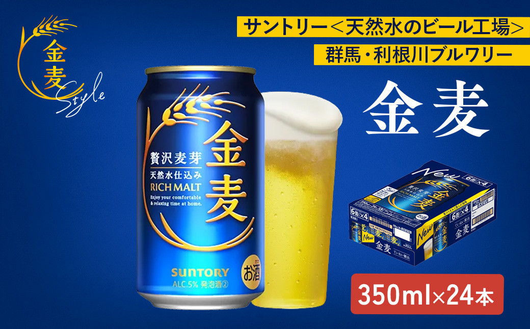
            サントリー　金麦（350ml×24本）（萩原酒店）
          