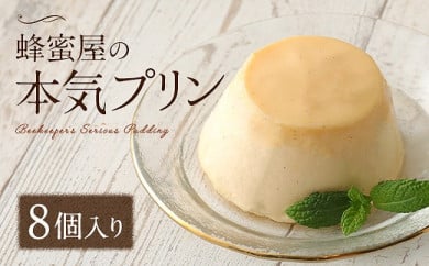 かの蜂 蜂蜜屋の本気プリン 8個セット 国産 はちみつ ソース入り プリン