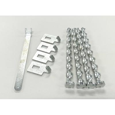 ふるさと納税 栃木市 ねじペグ20cm　シルバー　4本セット　キャンプ用ペグ　スパイラル　トルネード　アウトドア |  | 01