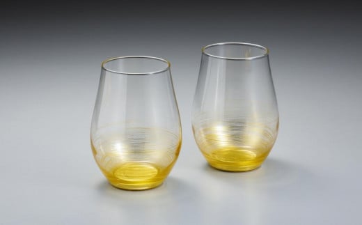 金沢箔　吟醸グラス　千筋　ペア