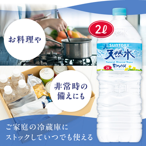 【ふるなび限定】 サントリー天然水 南アルプス（550ml×24本）＋（2L×6本）各1ケース　水 北杜市 白州産 南アルプス 天然水 飲料 軟水 ミネラルウォーター サントリー SUNTORY 山梨