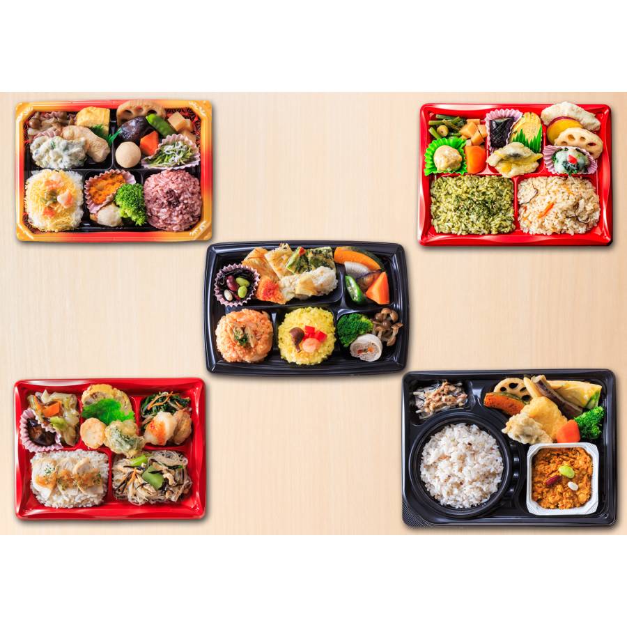 ＜桃中軒＞しずおか健康生活応援弁当5種セット5種類各1個
