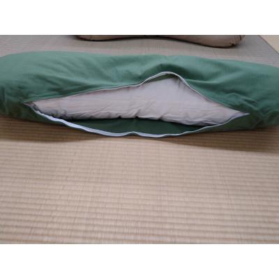 ふるさと納税 近江八幡市 カバー式　もめん綿入り・抱き枕　うぐいす |  | 01