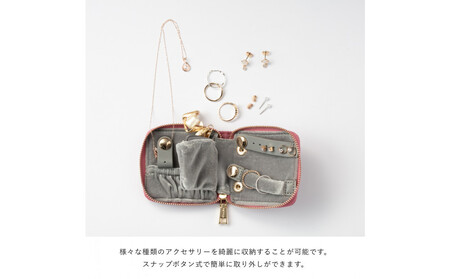 Y-STYLE 魔法の収納アクセサリーケース【オーシャンネイビー】