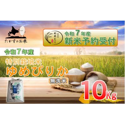 ふるさと納税 鷹栖町 令和7年産新米予約 たかすのお米 特別栽培米 ゆめぴりか 10kg(無洗米)
